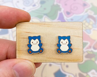 Snorlax earrings best sale