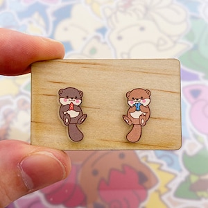 Otters Stud Earrings