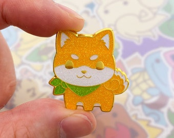 Shiba Inu enamel pin