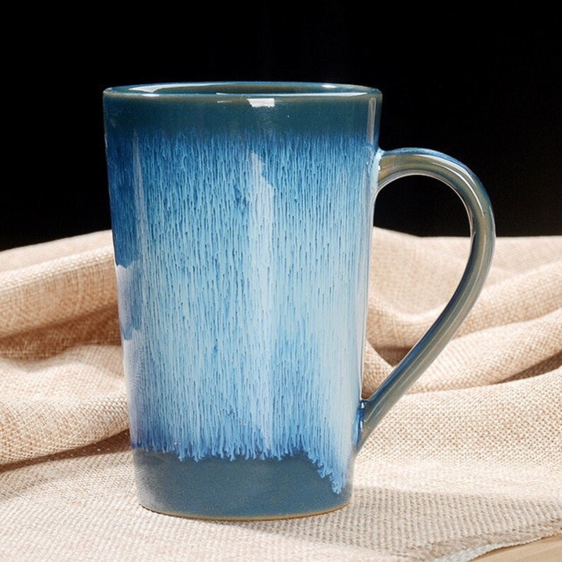 Japanese Vintage Rough Pottery Mug, Mystique Stoneware Mug, Minimalist ...