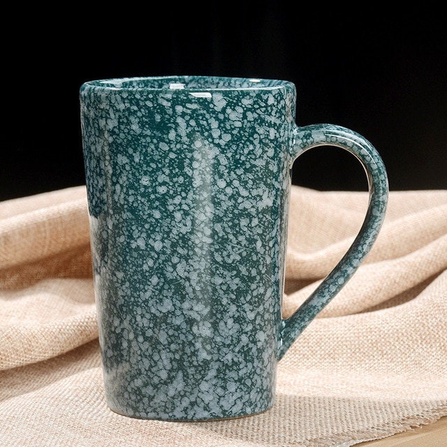 Japanese Vintage Rough Pottery Mug, Mystique Stoneware Mug, Minimalist ...