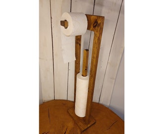 Toilettenpapierhalter aus Holz