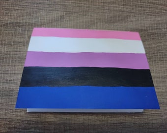 Pride Notebook, Handbound Journal, Custom Sketchbook, LGBTQ+ Diary