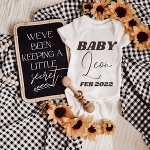 Editable Baby Announcement, Editable Baby Reveal, Neutral Pregnancy Announcement, Social Media Pregnancy Announcement, Pregnancy Reveal