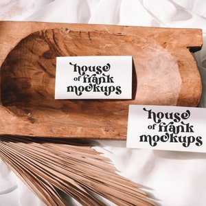 3,5x2 Karten Mockup, Vorderseite und Rückseite Karte Mockup, Visitenkarte Mockup, Karte Mockup für Druck auf Anfrage, Karte Mockup für Karten vorlagen