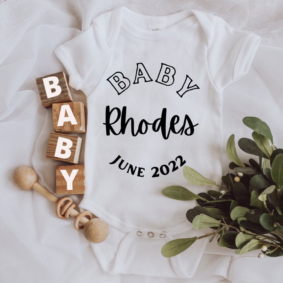 Editable Baby Announcement Editable Baby Reveal Neutral Etsy