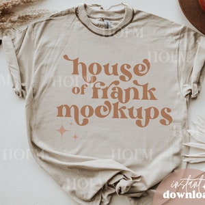 Sand Gildan 5000 Mockup, Gildan g500 t-shirt, Female Tshirt Mockup, Gildan Tshirt Mockup, Women Tshirt Mockup, Flatly Mockup, Trendy Mockup