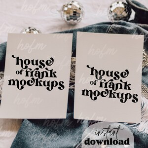 A7 Card 5x7 Card Mockup, Retro Card Mockup, Card Mockup, Card Mockup for Card Templates, Invitation Card Mockup, Wedding Invitation Mockup