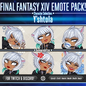 FFXIV Y&#39;shtola Emote Pack!