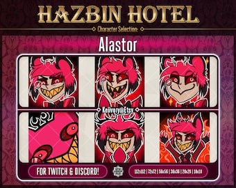 Hazbin Hotel Alastor Emote Pack!