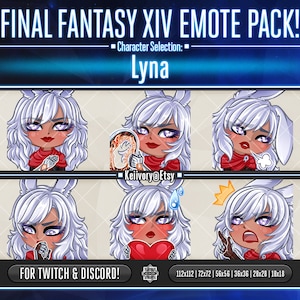 FFXIV Lyna Emote Pack!
