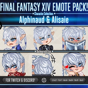 FFXIV Alphinaud and Alisaie Twin Emote Pack!