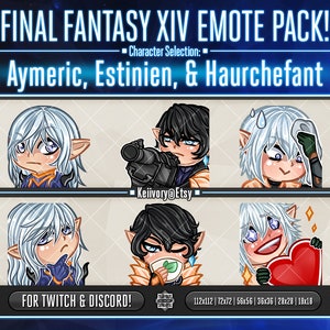 FFXIV Ishgardian Trio Emote Pack!