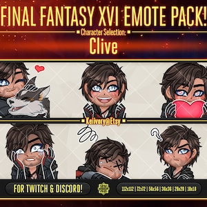 FFXVI Clive Rosfield Emotes!
