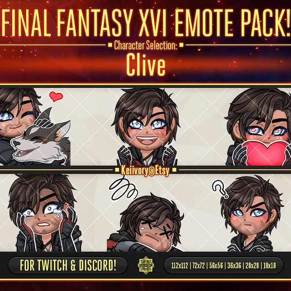 FFXVI Clive Rosfield Emotes!