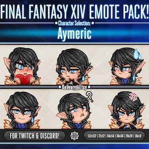 FFXIV Aymeric Emote Pack!