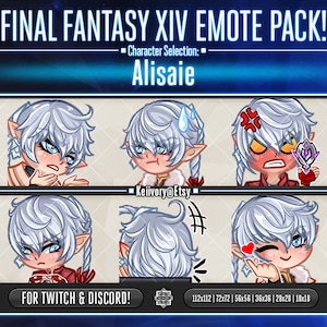 FFXIV Alisaie Emote Pack!