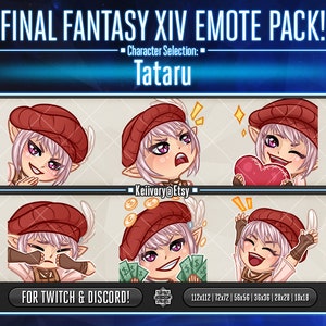 FFXIV Tataru Emote Pack!