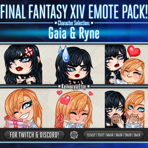 FFXIV Gaia & Ryne Emote Pack!
