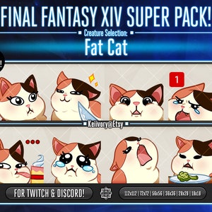 FFXIV Dat is een heleboel Fat Cats Emote Pack!