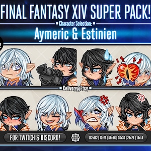 FFXIV Companion Super Pack - Estinien and Aymeric!
