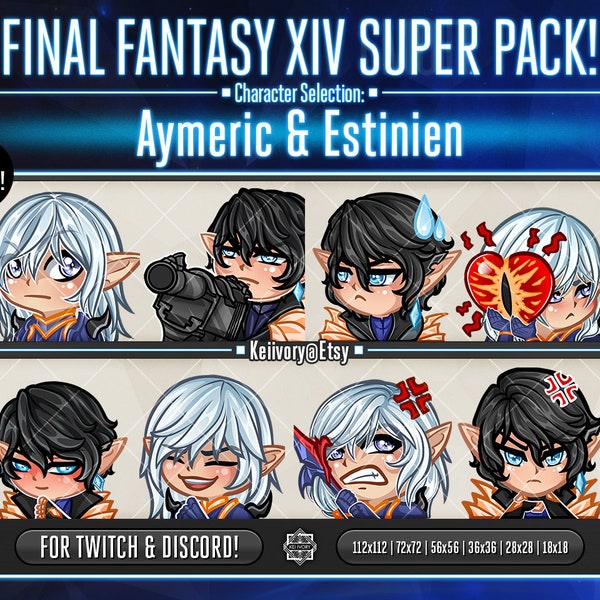 FFXIV Companion Super Pack - Estinien and Aymeric!