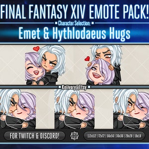 FFXIV Companion Pack - Emet and Hythlodaeus Hugs!