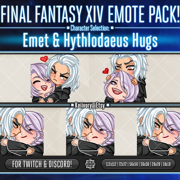 FFXIV Companion Pack - Emet and Hythlodaeus Hugs!