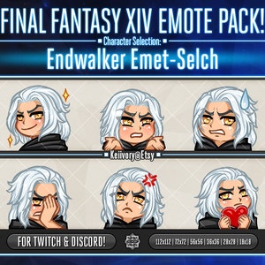 FFXIV Endwalker Emet Selch Emote Pack!
