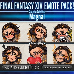 FFXIV Magnai Emote Pack!