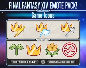 FFXIV Game Icon Emote Pack!