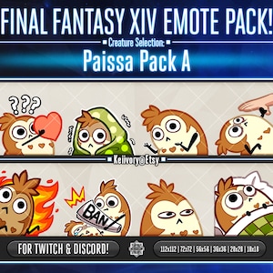 FFXIV Paissa Pack A Emotes!
