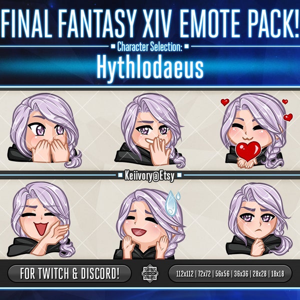 Ffxiv discord emotes etsy