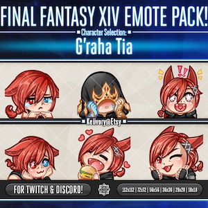 FFXIV G&#39;Raha Tia Emote Pack!