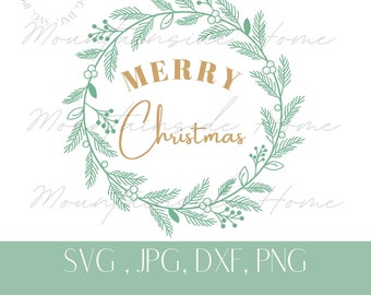 Christmas Svg | Christmas wreath | Merry Christmas svg | Christmas svg