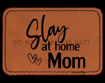 Slay at Home Mama PNG - Hat Patch Downloads, Hat PNG files + Mock-Up