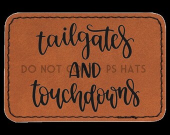 Tailgates and Touchdowns PNG - Hat Patch Downloads, Hat PNG files + Mock-Up