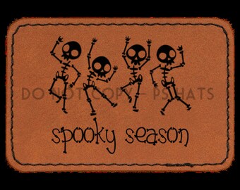 Spooky Season PNG - Hat Patch Downloads, Hat PNG files + Mock-Up or t-shirt image