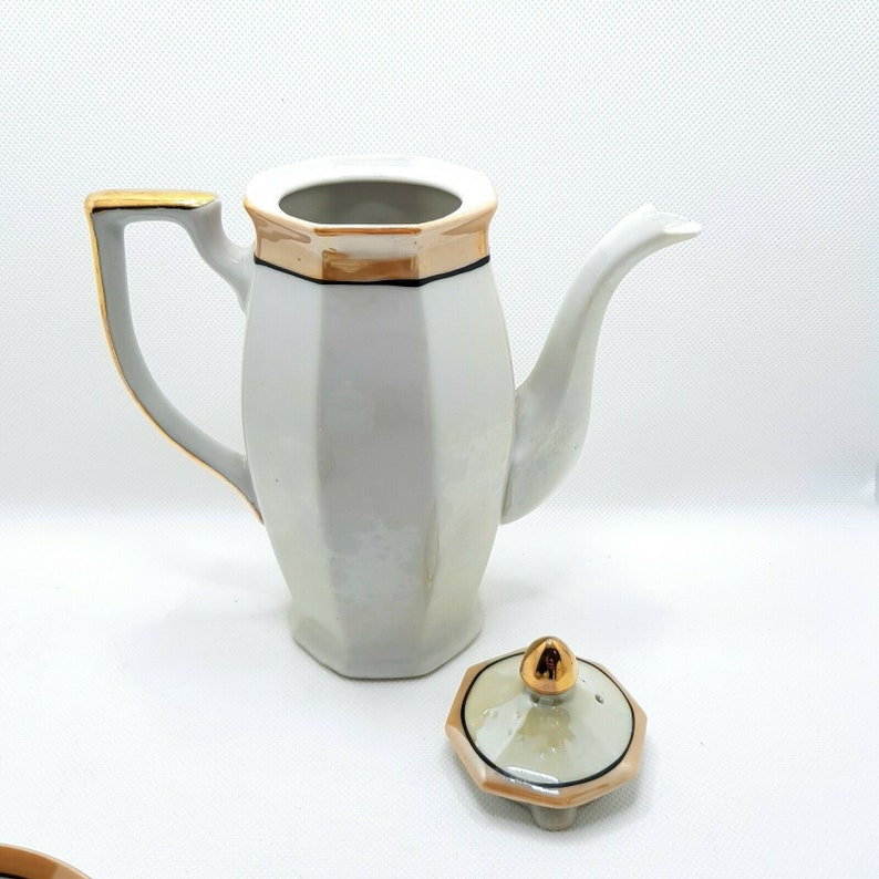 Vintage Mid Century Japanese Hand Painted Bone China Tea Set Etsy