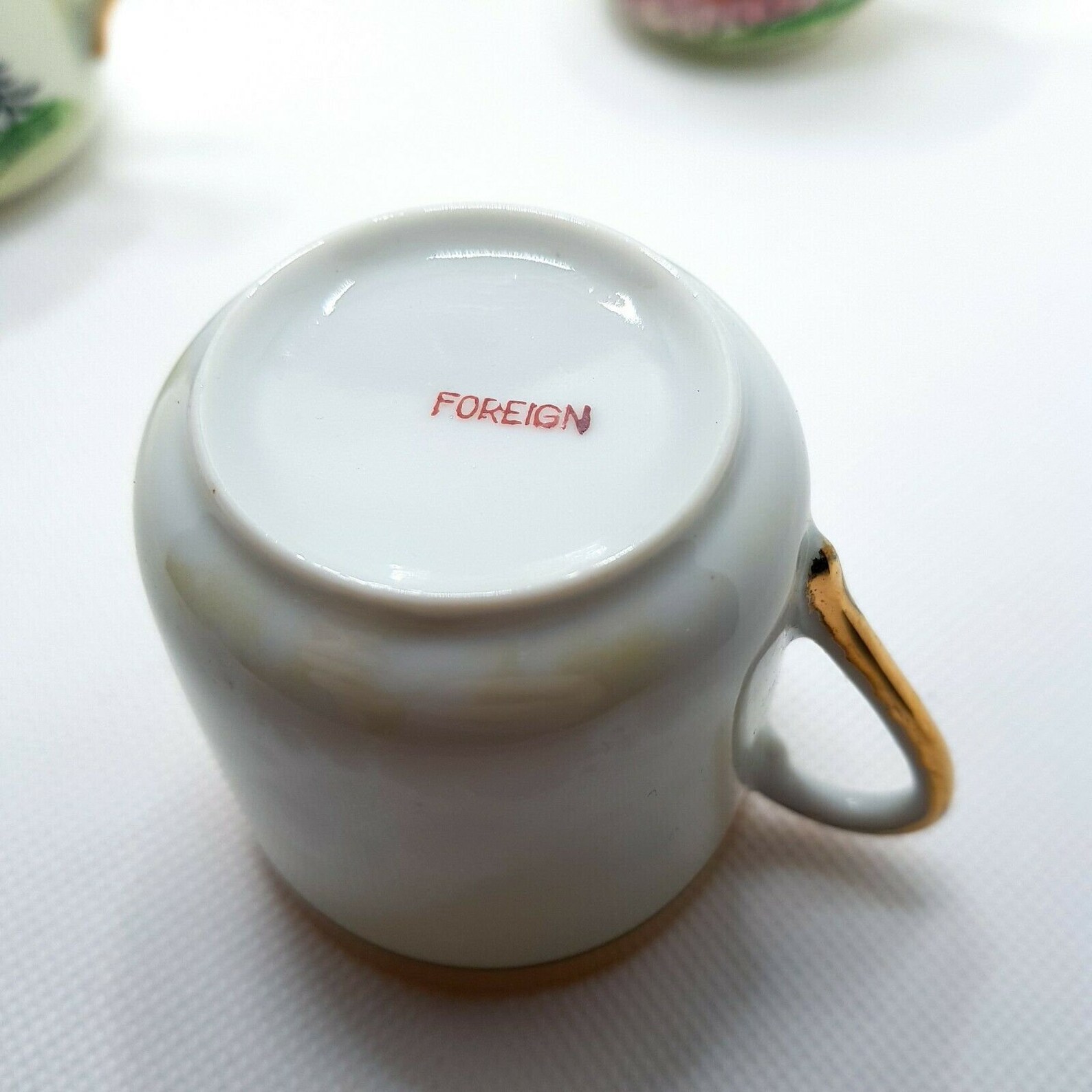 Vintage Mid Century Japanese Hand Painted Bone China Tea Set Etsy