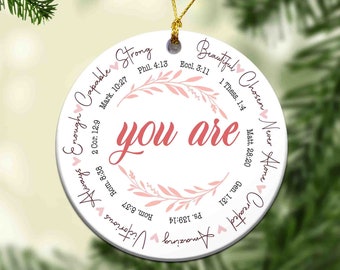 Christian Ornaments, Christmas Ornaments, Christmas Decorations, Christian Decorations For Home, Christmas Gifts For Women, Religious Gifts