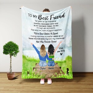 To my best friend blanket hotsell