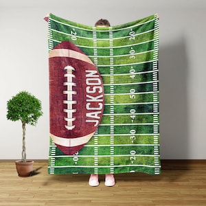 Football Blanket, Custom Blanket, Throw Blanket, Football Gifts, Football Gifts For Boys, Christmas Gifts, Gifts For Men, Mens Gifts