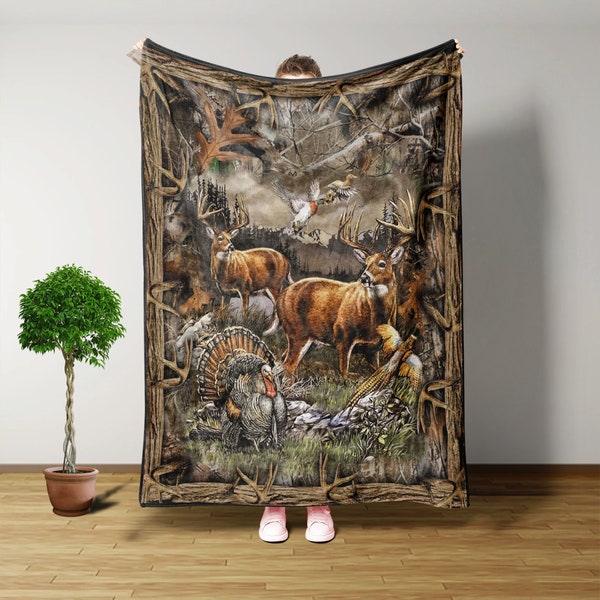 Deer Blanket - Etsy