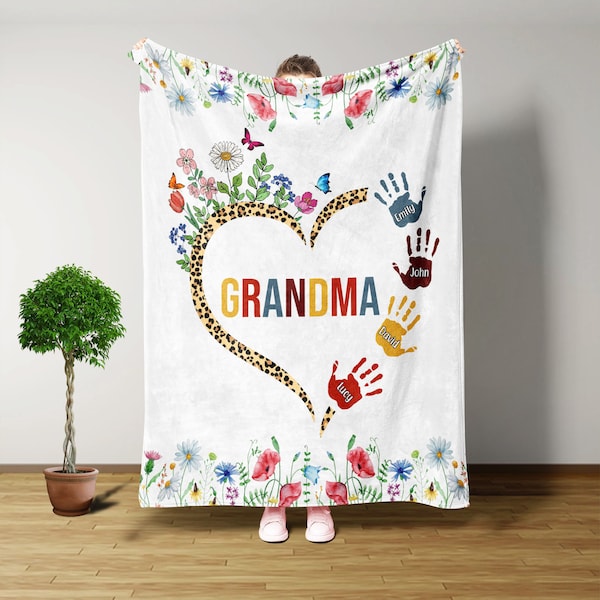 Custom Blanket, Grandma Gifts, Grandma Blanket, Gifts For Grandma, Birthday Gifts For Grandma, Throw Blanket, Personalized Gifts, Nana Gifts