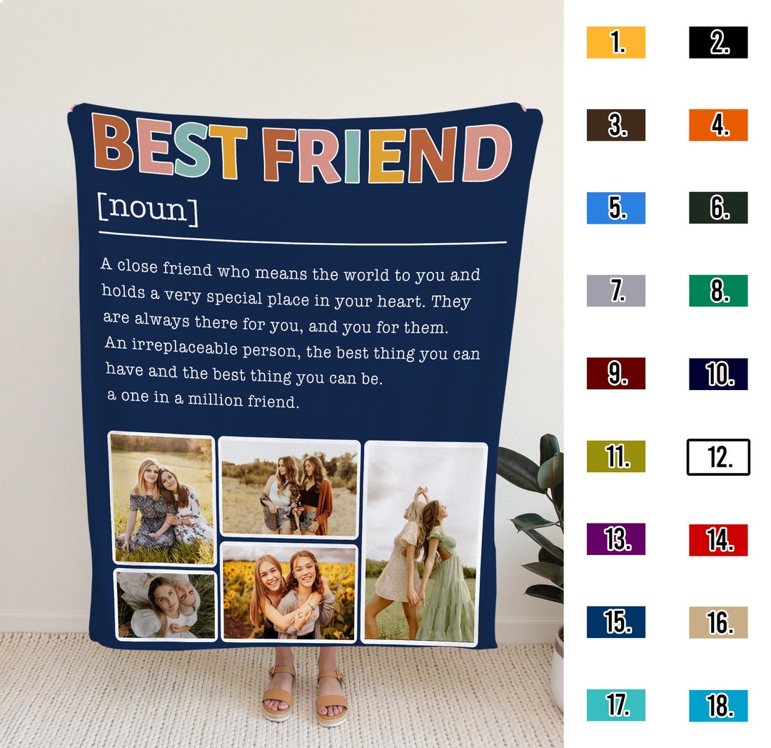 Best Friend Gifts, Custom Blanket, Best Friend Blanket, Gifts for Women