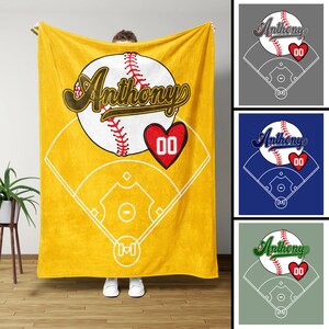 Baseball Blanket, Custom Blanket, Throw Blanket, Baseball Gifts, Boys Baseball Gifts, Christmas Gifts, Christmas Gifts, Team Gifts