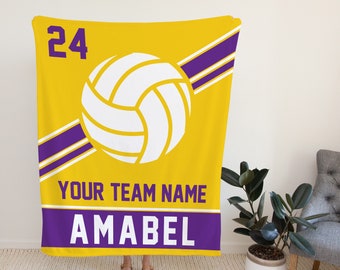 Volleyball Blanket, Personalized Blanket, Volleyball Gifts, Throw Blanket, Volleyball Gifts For Team, Christmas Gifts, Gifts For Girls