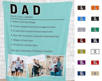 Dad Blankets, Custom Blanket, Dad Birthday Gift, Personalized Gifts, Birthday Gifts For Dad, Gifts For Men, Christmas Gifts For Men