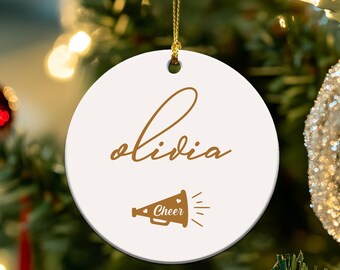 Cheer Gifts, Personalized Cheerleader Christmas Ornament 2025, Cheer Senior Night Gifts, Cheerleader Gifts, Cheer Coach Gift, Xmas Decor